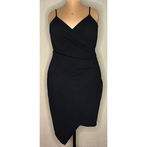 Charlotte Russe Asymmetrical Black Dress Size 2x